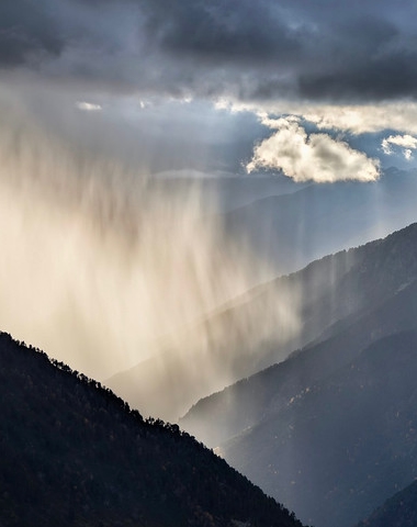Beautiful landscape - Deluge in Pyrenees