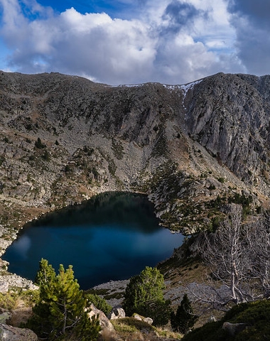 Beautiful landscape - Estany Blau in Andorra