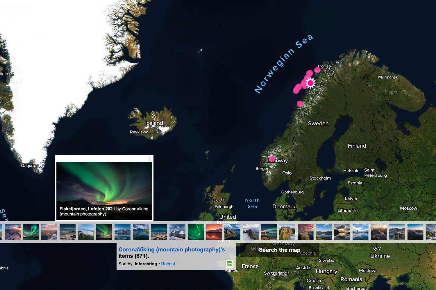 Flickr Map of Norway Locations