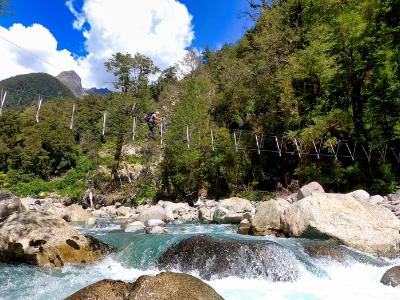 Crossing the three-wire bridge 