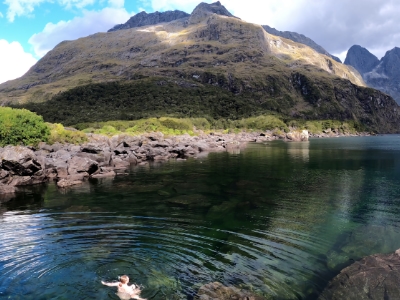 Swimming in Lake Adelaide